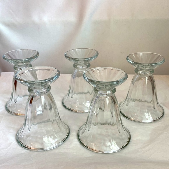 Vintage—Set of 5 Ice Cream Sundae Dishes by Libbey Glass Company - Picture 6 of 7